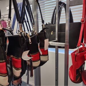 Black and Red Women's Handbag